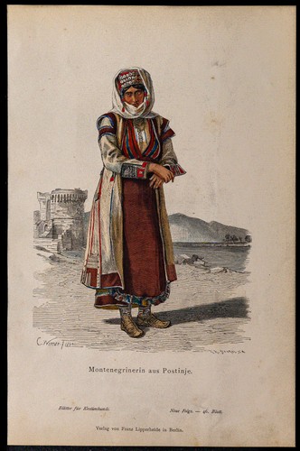 1880ca femme monténégrine - 1880ca,