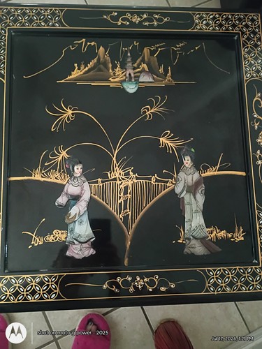 Vintage chinoiserie black - vintage,