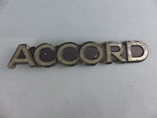 HONDA ACCORD ancien monogramme emblème logo sigle insigne badge en plastique