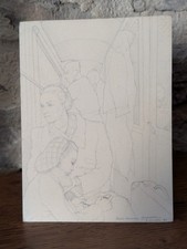 Dessin original voyageurs dans