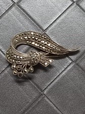 broche bijou en argent et