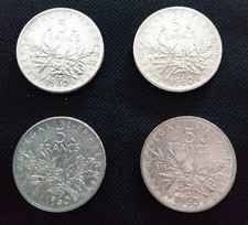 Joli Lot : 4 Pièces de 5