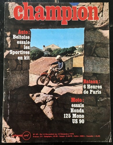 Revue champion 15 - n°59,