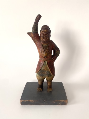 Statuette ancienne bois - en,