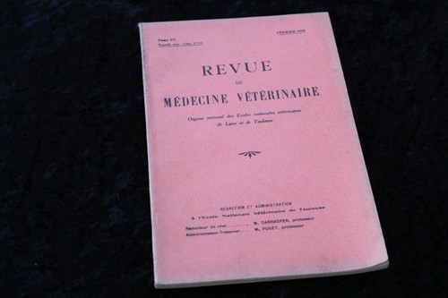 Revue medecine veterinaire - revue,