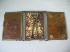 Ancien miroir triptyque de