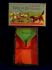 Ancien jeu adresse Jeux Réunis n°1394 "Le loup dans la Bergerie" NK ATLAS 1900