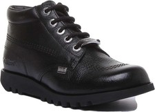 Bottes En Cuir Noires Kickers