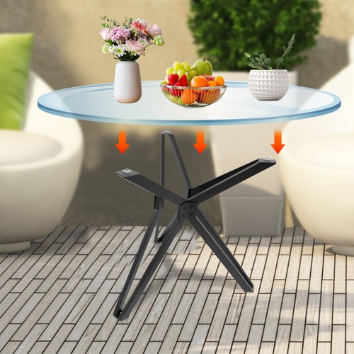 Metal table base 4in - table, 26*28.4in