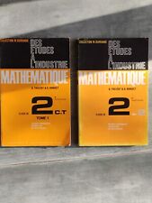 Livre Ancien.Des Études À L'industrie. Mathématique Tome 1 et 2 - 1970 