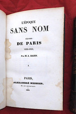Epoque sans nom Esquisses de Paris 1830 - 1833 par BAZIN  2/2 1833 EO RARE A1