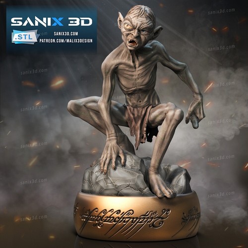 Figurine gollum cm de - gollum,