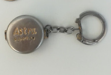 Porte clé ancien Vintage Casserole ASTRA Superfine année 60-70 plat rond