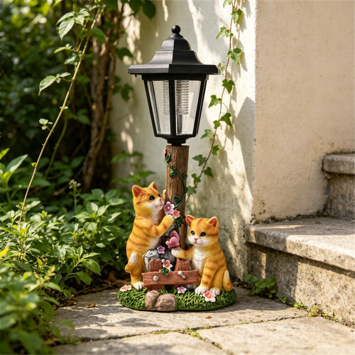 Statue chat extérieur - chat,