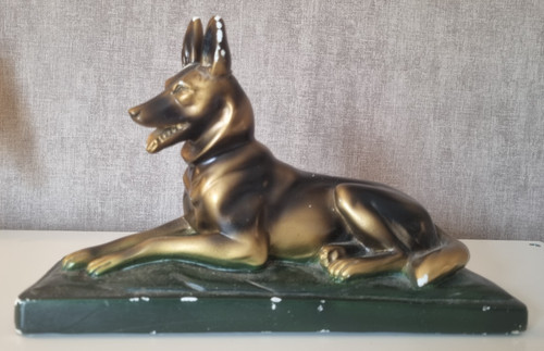 Sculpture chien berger - chien,