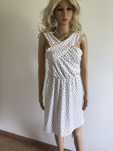Robe blanche imprimée - robe,