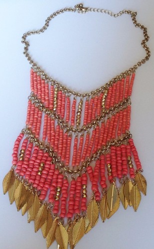 Collier rétro couleur - , or