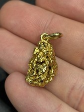 Pendentif pépite d’or