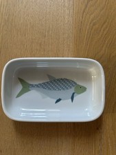 Habitat petit plat Aven décor poisson