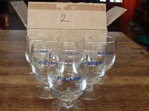 Lot verres ricard ballon - lot,