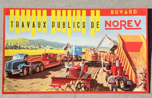 Buvard norev voiture miniature - buvard,