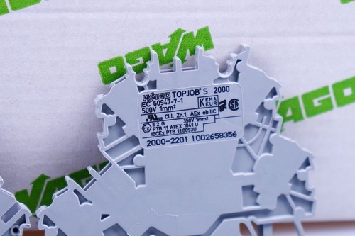 Pièce wago 2000 - 1, klemme