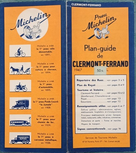 Ancien plan guide michelin - michelin, de
