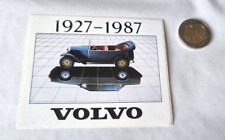 Autocollant/sticker  VOLVO 1927-1987 (vintage)