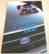 1989 FORD FIESTA XR2i Catalogue Brochure Folder Prospekt Pub Dépliant French