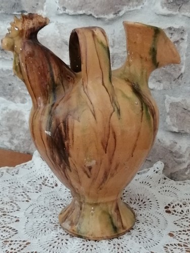 Rare pichet coq - , ancien