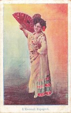 CP ILLUSTREE EVENTAIL ESPAGNOL