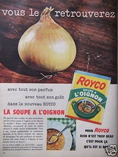 PUBLICITÉ ROYCO LA SOUPE A