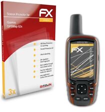 atFoliX 3x Film Protection d'écran pour Garmin GPSMap 62s mat&antichoc