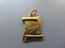 médaille parchemin je t'aime