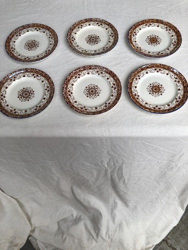 Assiettes faience fine - 6,