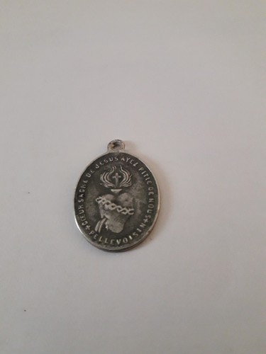 Médaille argent coeur - médaille,