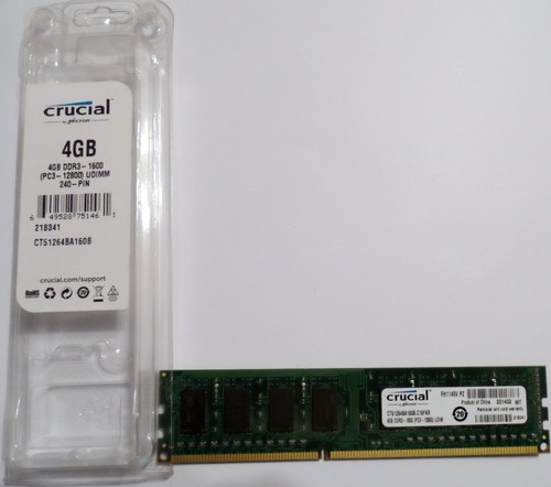 Barette mémoire crucial - mémoire,