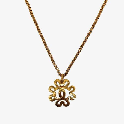Collier vintage chanel bordure - vintage,