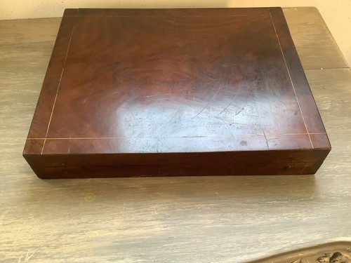 Coffret jeux acajou - coffret,