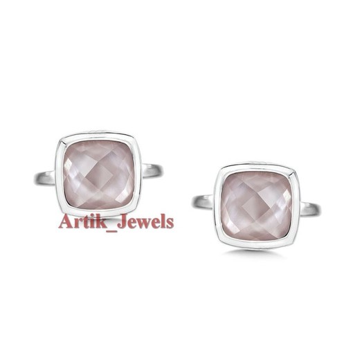 Naturel rose quartz pierre - rose,