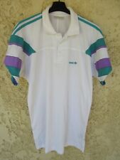 Polo ADIDAS tennis vintage coton shirt trefoil jersey années 90 oldschool F 5 XL