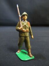 L.R (Louis Roussy) - Figurine Aluminium - Fantassin au Défilé Fusil à l'Epaule 