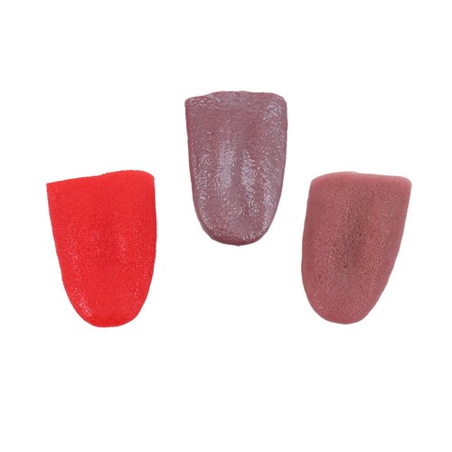 Pcs faux piercing langue - faux,