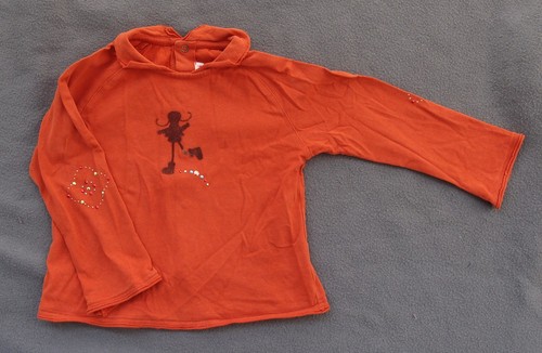 T-Shirt orange manches longues