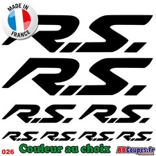 8 Stickers Autocollants RS 20