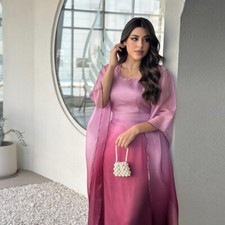 Robe Longue Femme Musulmane Élégante Kaftan Dubaï Abaya Modest Caftan Robe Fête