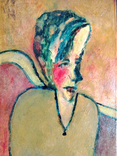 Jolie peinture visage homme - peinture,