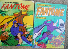 lot 2 livre ancien bande dessinée petit format bd  N 1 2 fantome du bengale rare