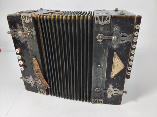 Antique koch button accordian - antique,