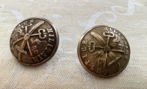 Boutons prisons militaires - 2, (